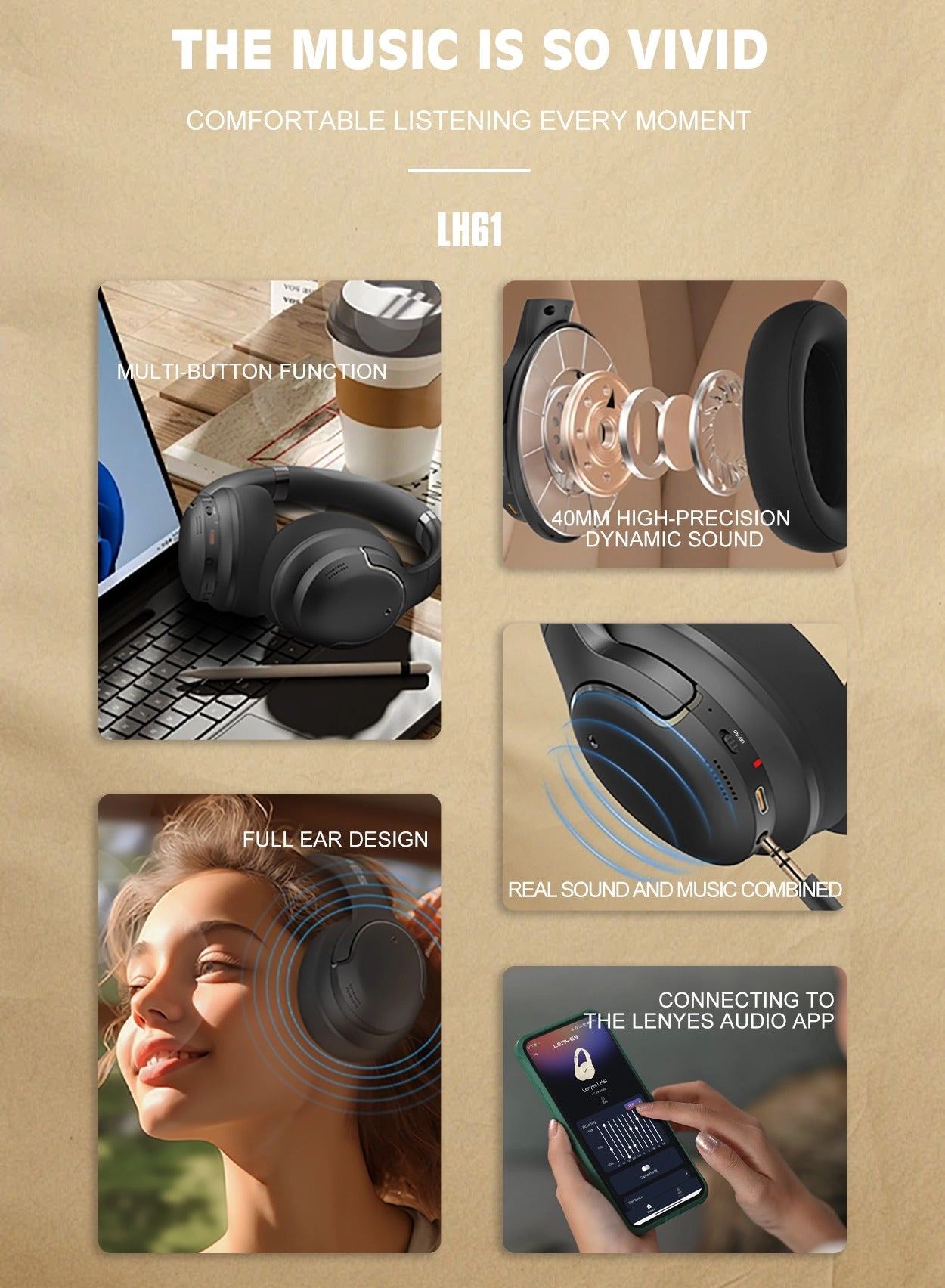 LH61 - Wireless Headphone