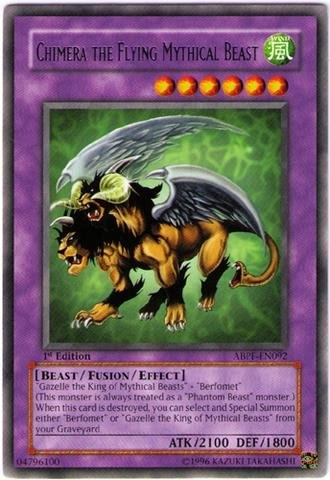Yu-Gi-Oh! Chimera The Flying Mythical Beast ABPF-EN092 - Unlimited Edition
