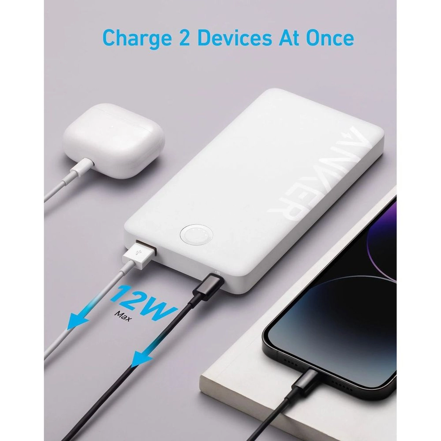 323 PowerCore - 10000 mAh 12W Fast-Charging