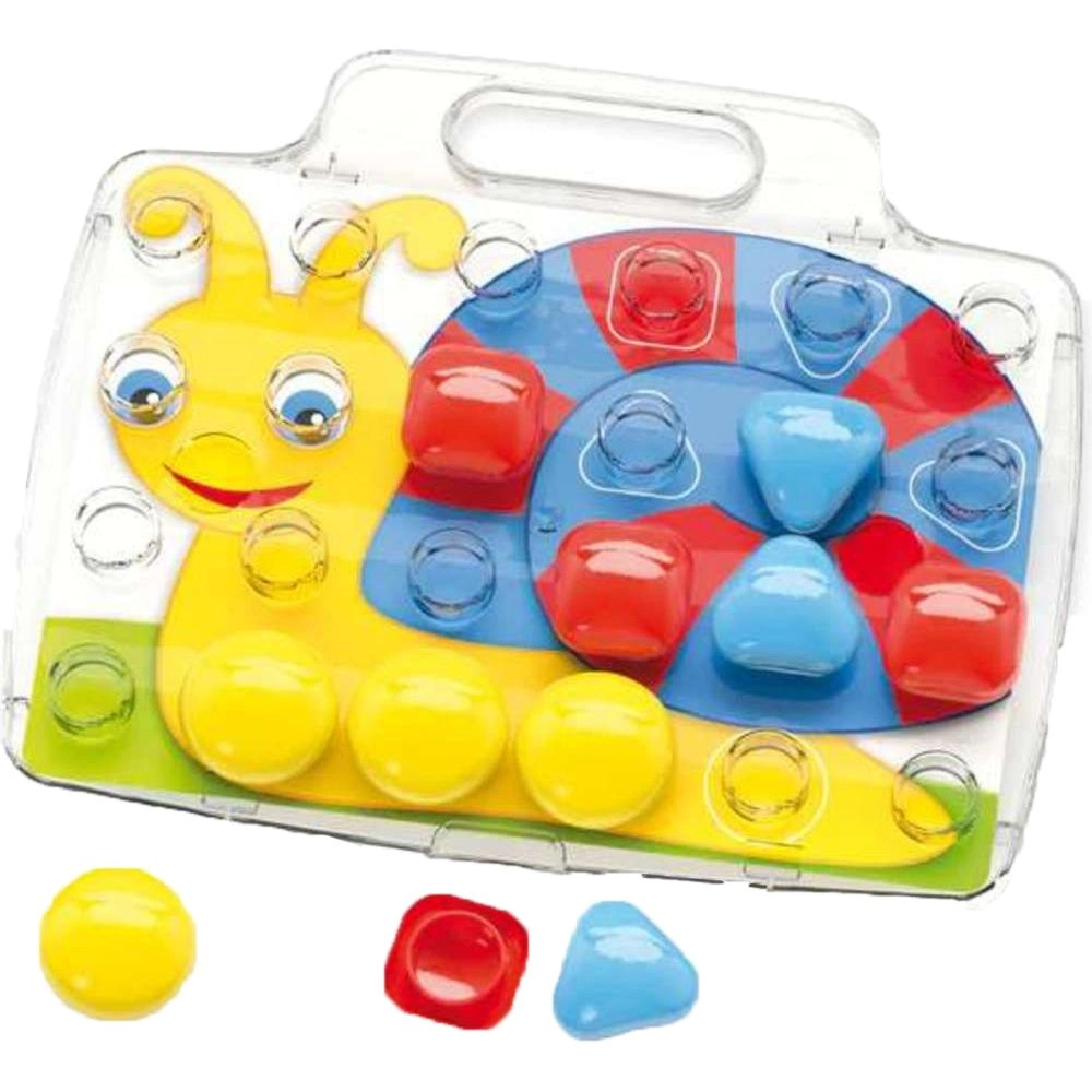 Quercetti Fantacolor Baby Mosaic Game Fantacolor Baby Mosaic - 33 Pc