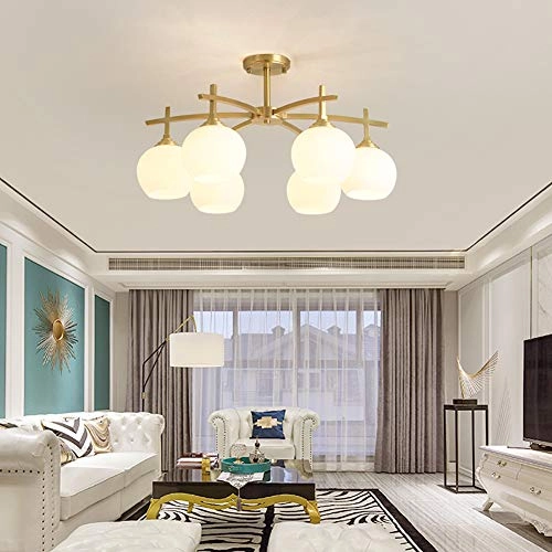 E27 American Style Chandelier - Copper 6