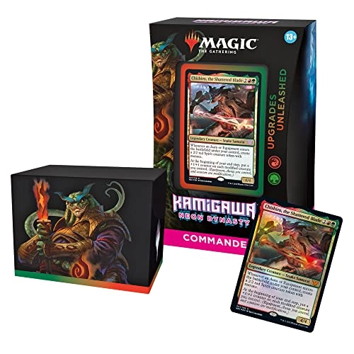 Magic: The Gathering: Kamigawa: Neon Dynasty Commander Decks - Buckle Up + Upgrades Unleashed
