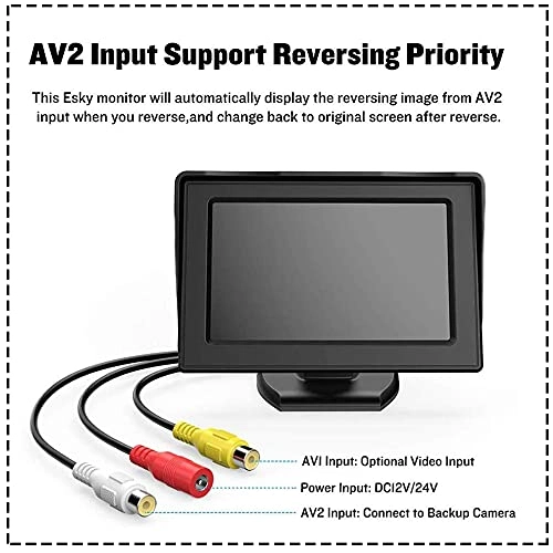 Reverse Parking Sensor Camera - Night vision 800(RGB)X480