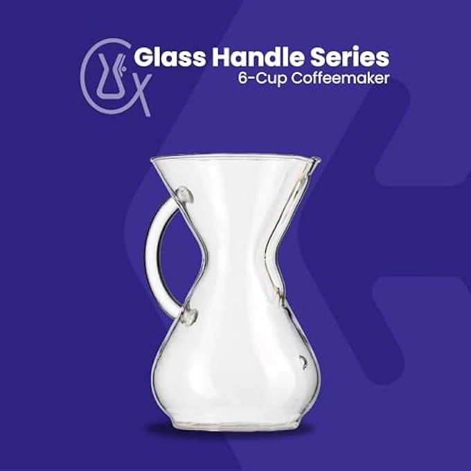 Six Cup - 30Oz Borosilicate Glass Dishwasher Safe Compatible With Fp1 And Fc100 Filters