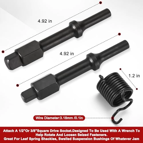 32029 Pneumatic Bolt Breaker Set - 3/8" 1/2"