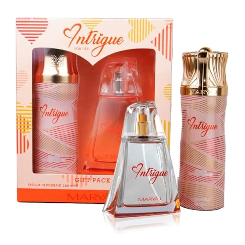 Intrigue Eau de Parfum 100ml + Body Spray 200ml Gift Set