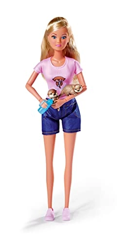 Steffi Love Otter Babies Doll - Pink Ages 3+