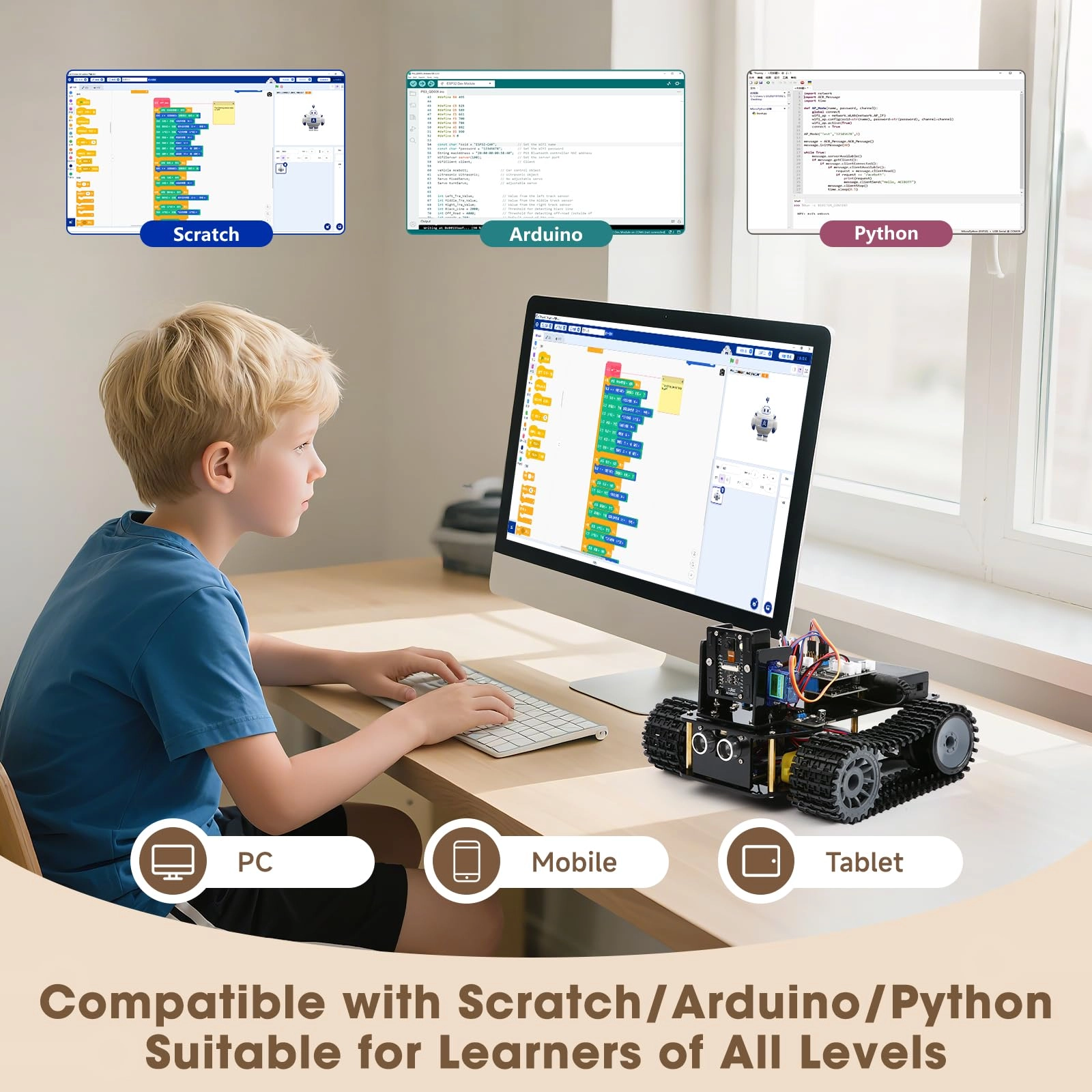 4 in 1 Smart Robot Arm Coding - 12 years+