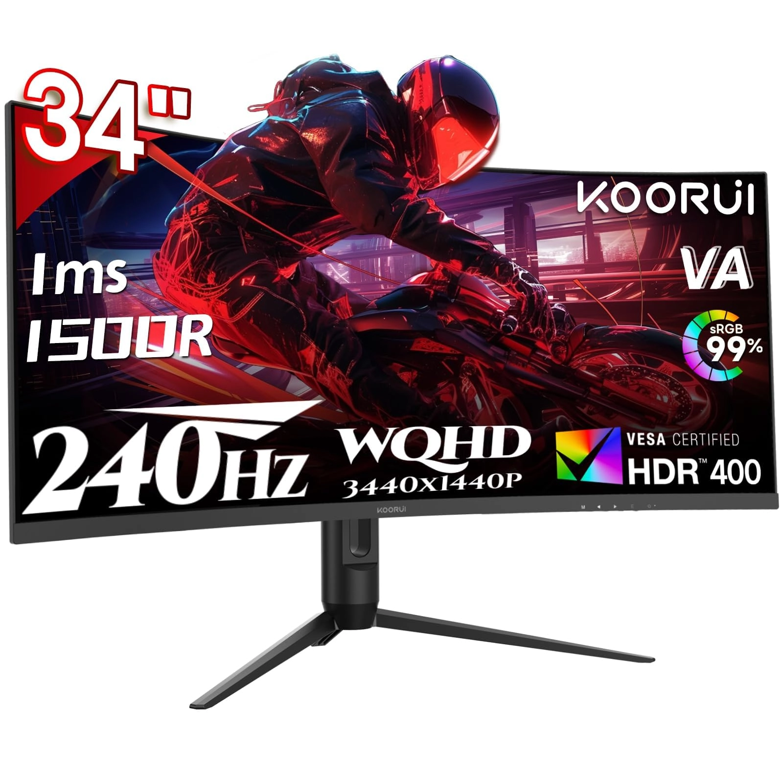 Koorui G3441XC - 3440x1440 34-inch