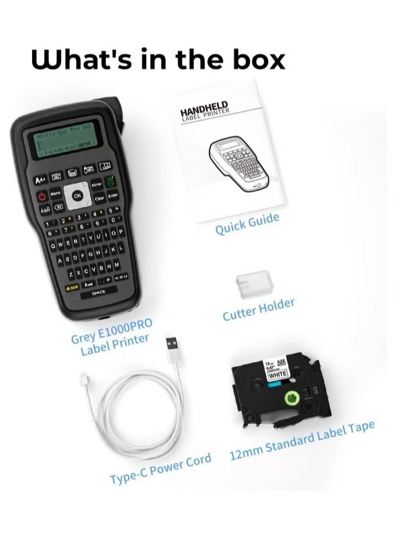 E1000 PRO - Thermal transfer 3.5mm|6mm|9mm|12mm