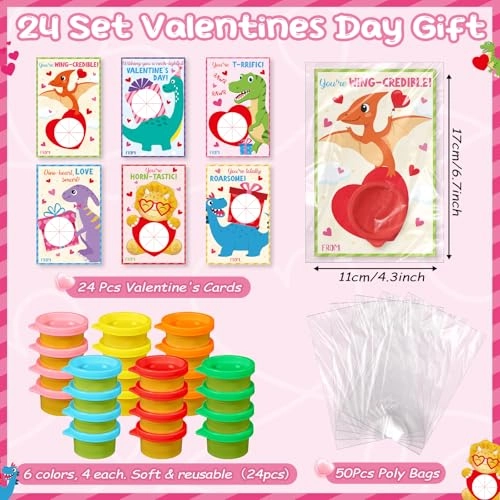 Modeling Clay Set - natural flourbased clay 24 pcs.