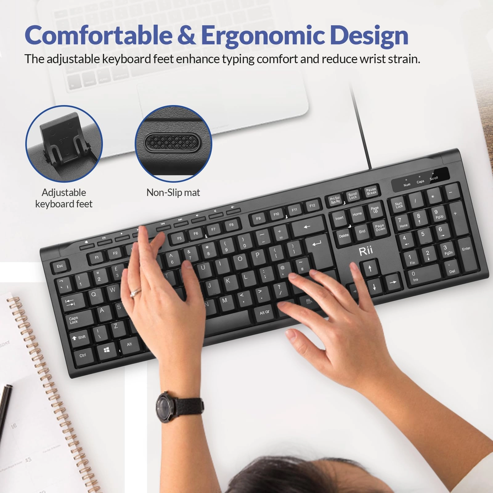 Keyboard and Mouse Set - QWERTY Wired