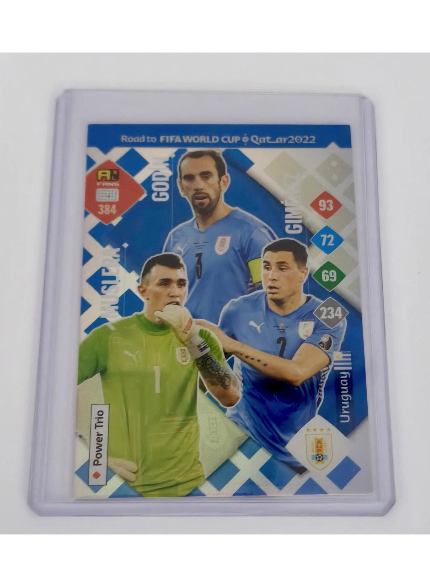 Panini Uruguay Power Trio 2022 Road To Qatar World Cup