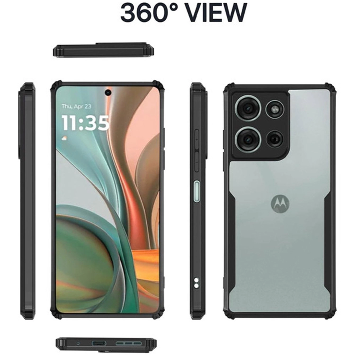 GMBG75 Case Screen Protector for Moto G75