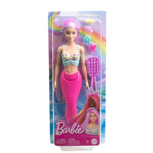 Mermaid Doll - 7-Inch-Long Fantasy Hair Accessories Ages 3+