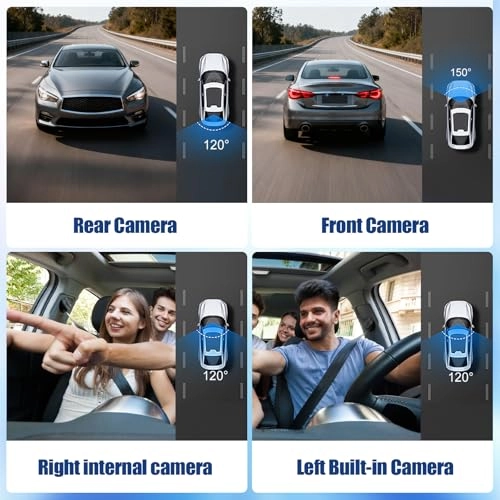 4 Kanal Dashcam - 1080P 30FPS