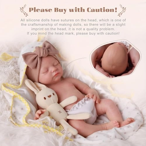 Reborn Baby Doll - 16 Inch Silicone Girl Ages 3+