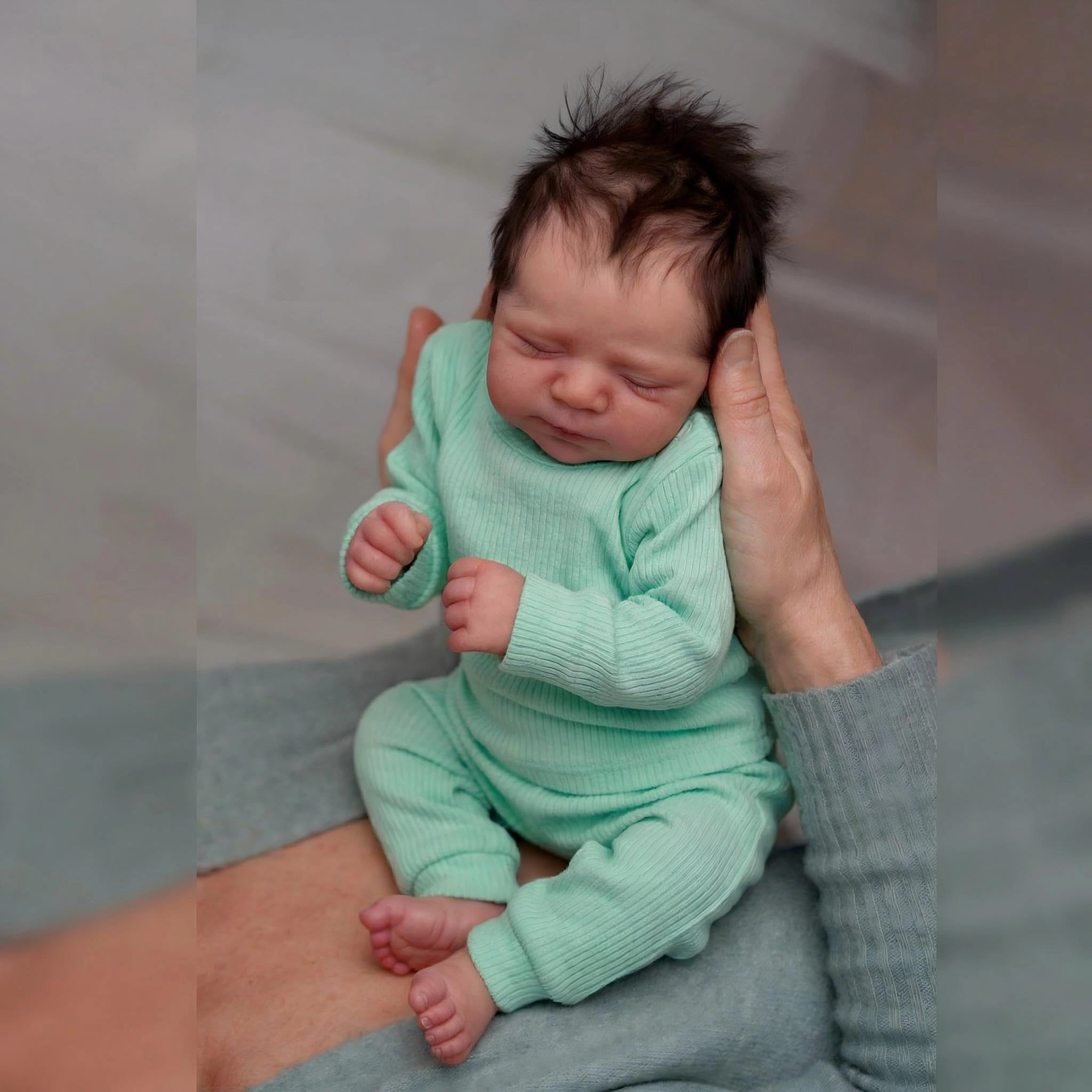 SCOM Twin A Reborn Baby Doll - 18 Inch Full Body Vinyl Ages 3+