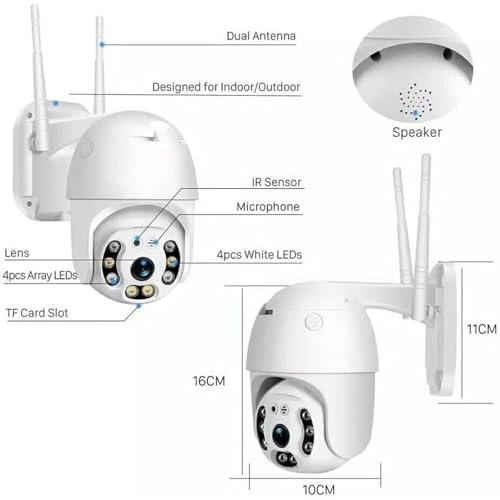 Ptz Wifi IP Camera 3MPX