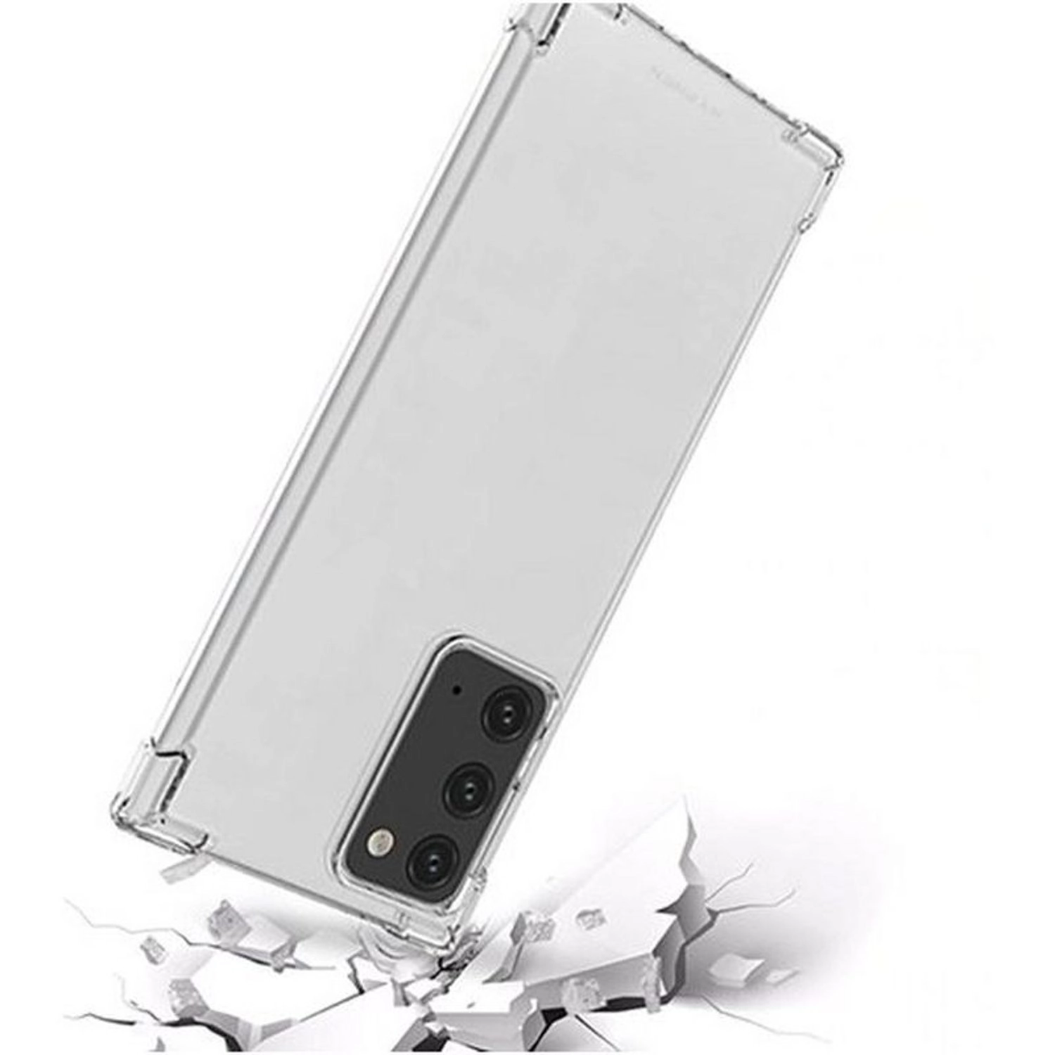 Drop Protection Clear Case Thermoplastic Polyurethane for Samsung Galaxy Note20