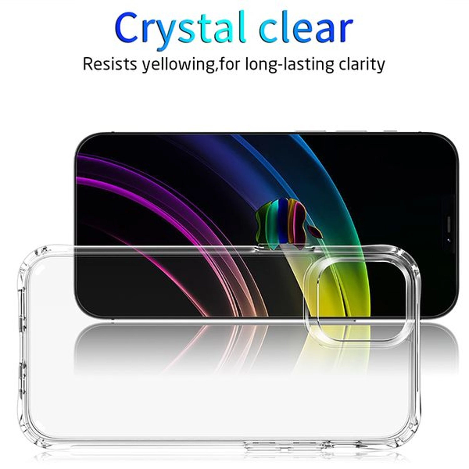 Lucid Case With Screen Protector for iPhone 12 Pro - TPU+PC