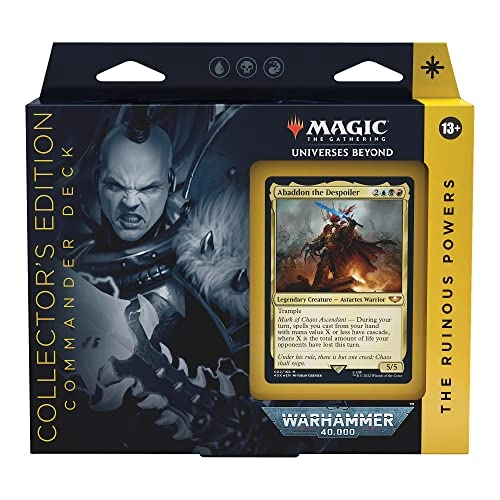 Magic: The Gathering: Universes Beyond: Warhammer 40,000 - The Ruinous Powers + Necron Dynasties + Forces of the Imperium + Tyranid Swarm