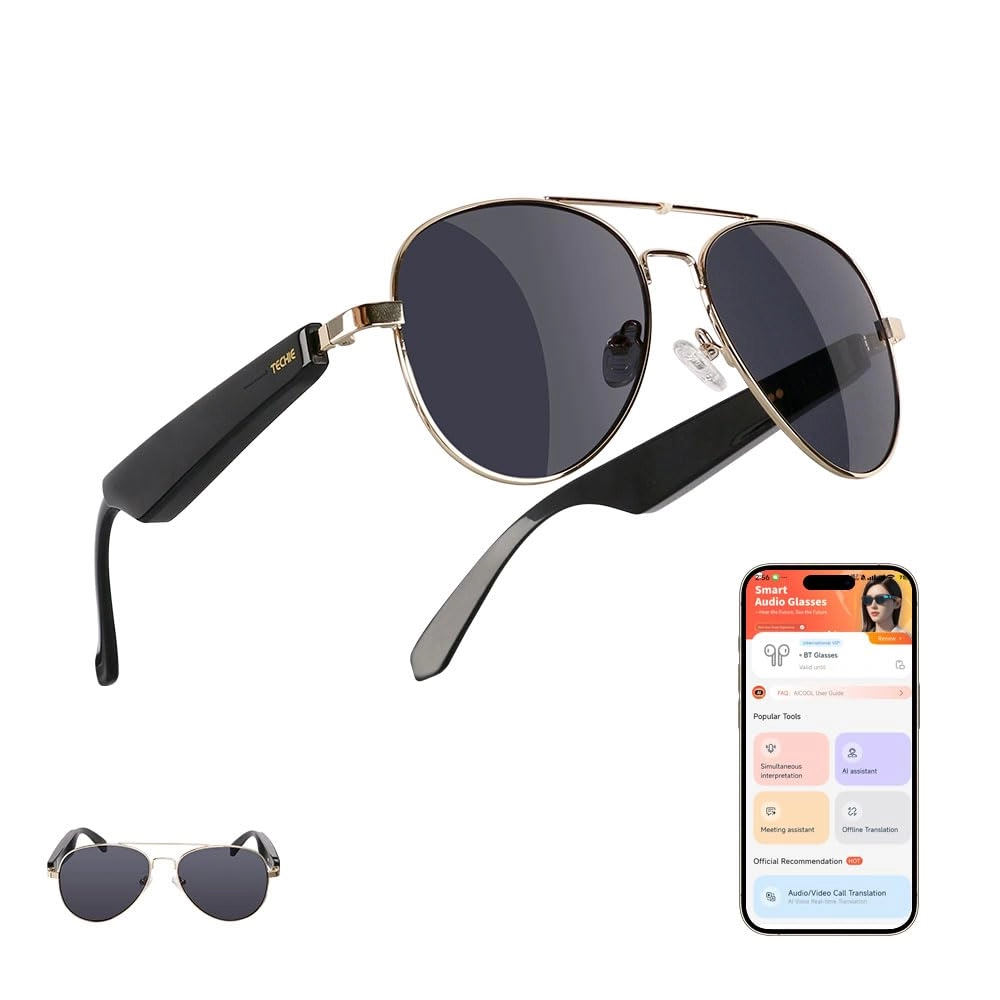 Techie TOGS2001 - Bluetooth AI Translation Polarized