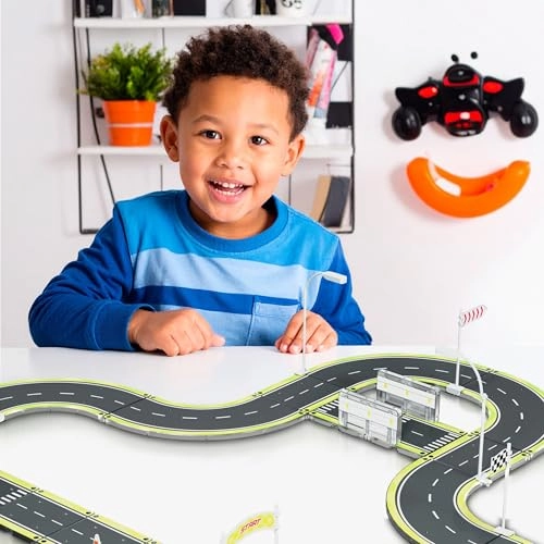 Magnetic Printed Tile Highway Set - Street Sign Traffic 28pcs