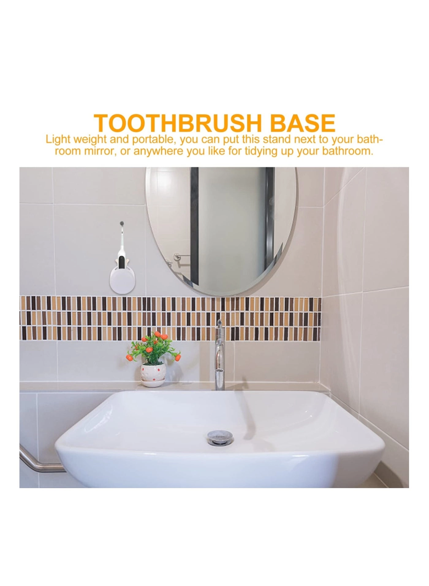 Electric Toothbrush Holder - Any toothbrush and electric toothbrush heads Wall-Mounted