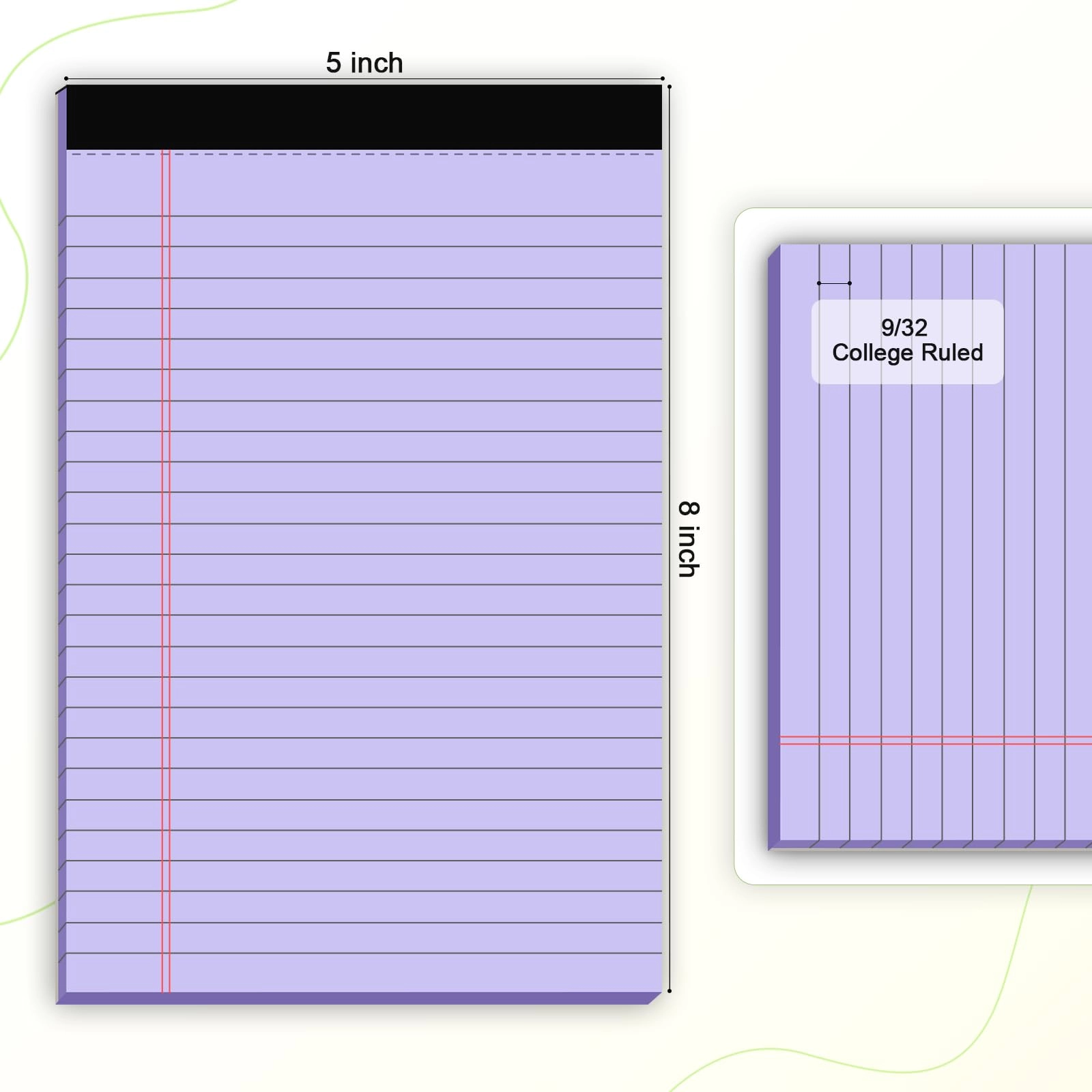 Note Pad 5x8 - Lined 30 Sheets