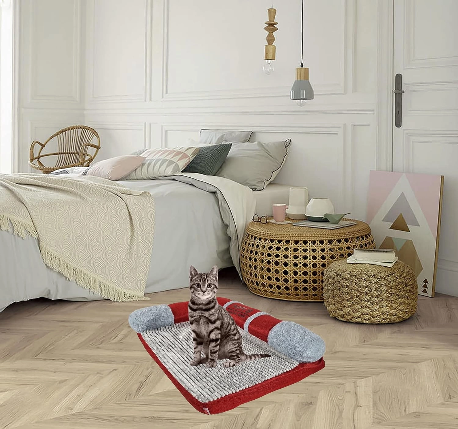 Memory foam dog bed - Orthopedic Small to medium 60 cm
