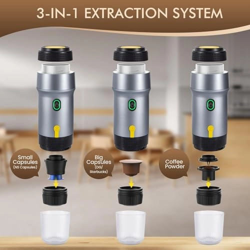 Portable Espresso Machine 20BAR 12V USB 152964