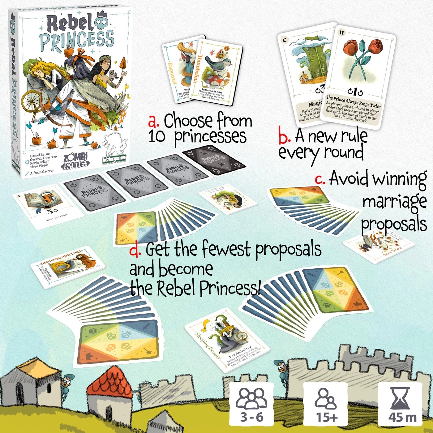 Rebel Princess: Standard Edition - Card Game