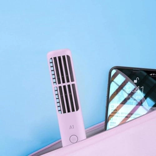 Small air conditioner Fan - Rechargeable Mini Handheld White