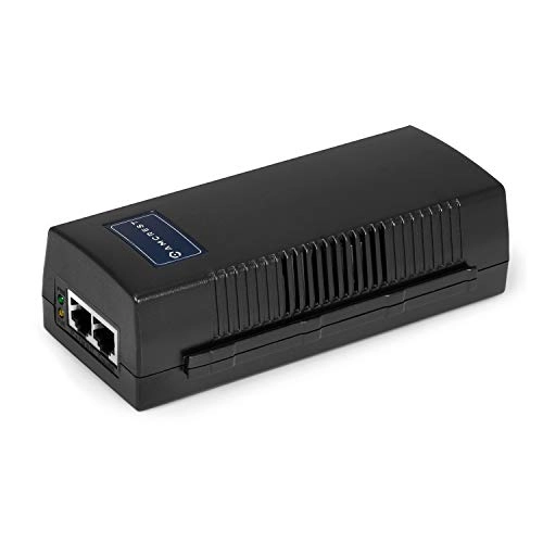 Active Gigabit PoE Injector Adapter - 30W IEEE 802.3 10BaseT and IEEE 802.3u 100BaseTx Gigabit