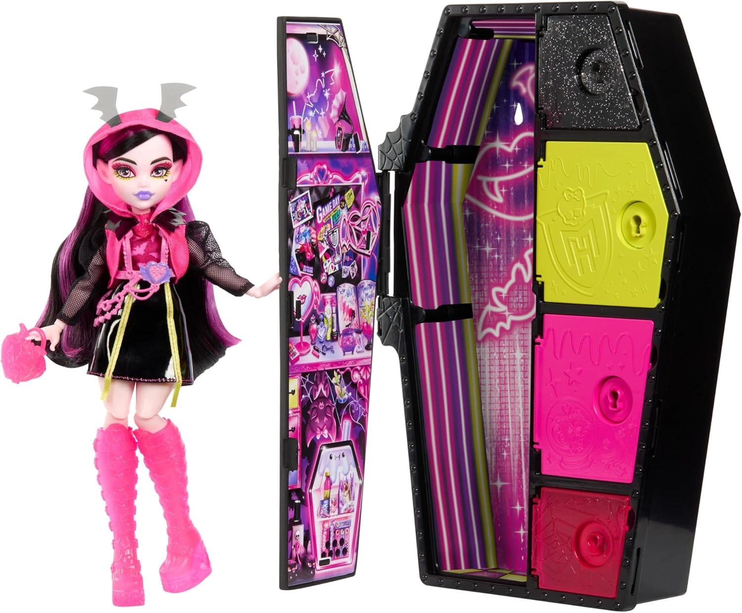 Draculaura Doll - Skulltimate Secrets Neon Frights 19+ Surprises