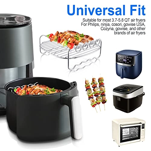 Air Fryer Accessories - Stainless Steel Pack of 2