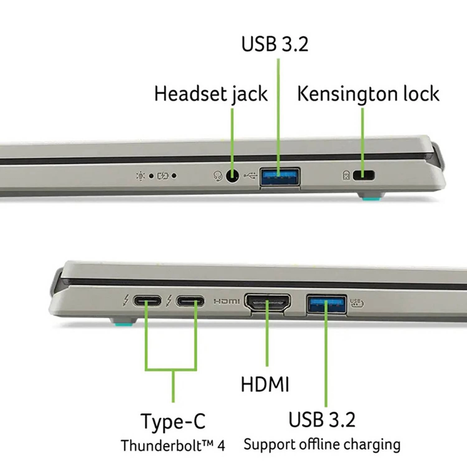 Aspire Vero 16 AV16-51P-7063 - 16'' Core Ultra 7-155U 16GB DDR5 1TB SSD