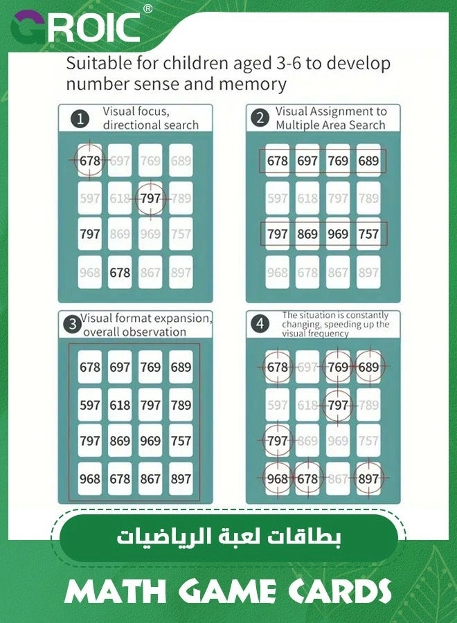 Math Game Cards - 42 piece(s)