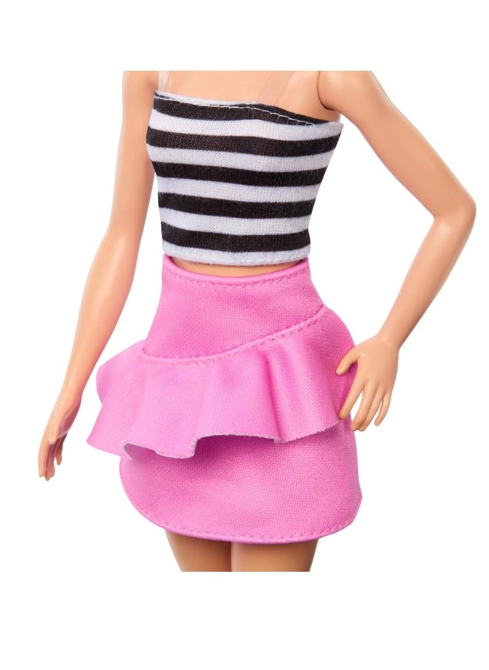 Barbie Fashionistas #214 - Black Wavy Hair Twist ‘n’ Turn Dress 65th Anniversary Ages 3+