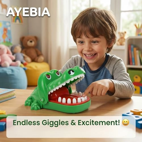 Crocodile Dentist - Bite Finger Game Green