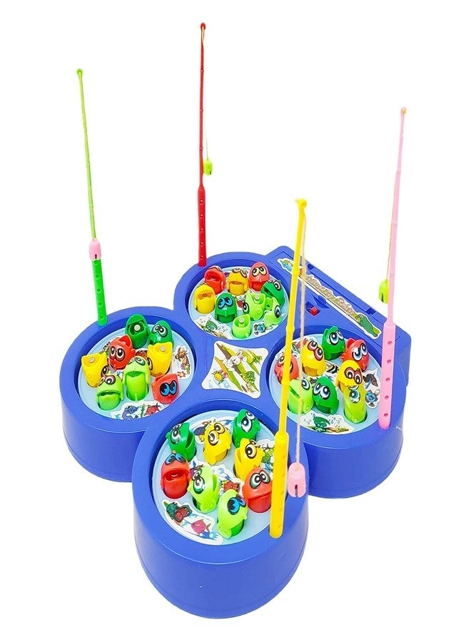 Bestie toys Fish Catching Game - Magnetic Board Blue