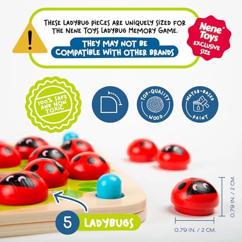 Ladybug's Replacement SET - 36 months to 180 months 5-piece(s)