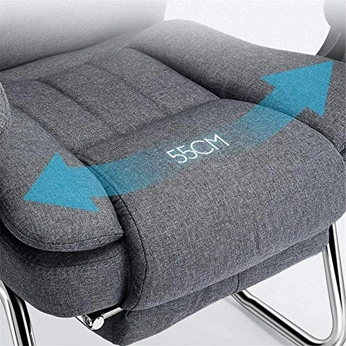 Reclining Chair - Fabric Cotton Black