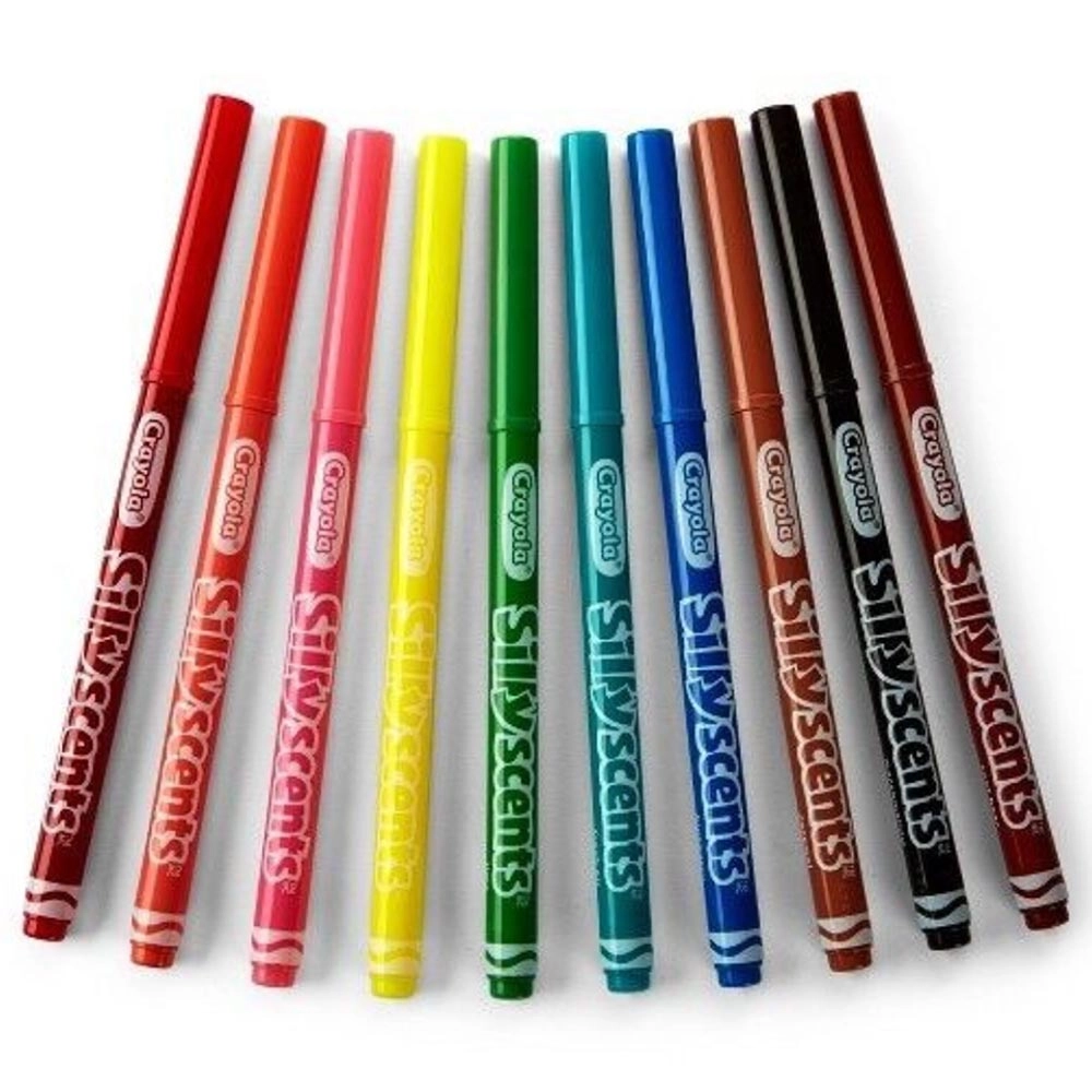 Mini Inspiration Art Case - 8 silly scents broad line markers 8 silly scents slim markers 16 silly scents twistable crayons 20 silly scents coloring pages