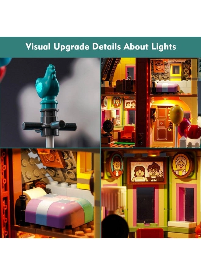 LED Light Kit - Sensing Colorful Lighting for LEGO Up House 43217