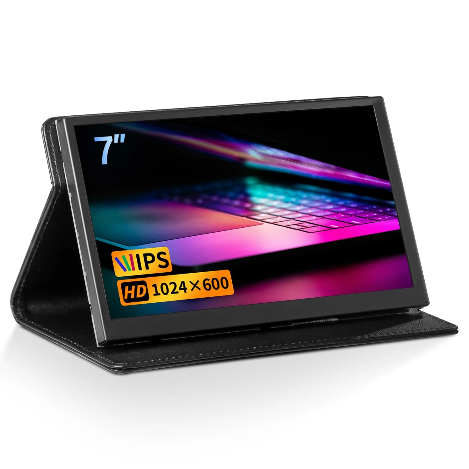 CUQI 7 Inch Mini Monitor - 7 inch leather 7 Inches 1024x600 pixels