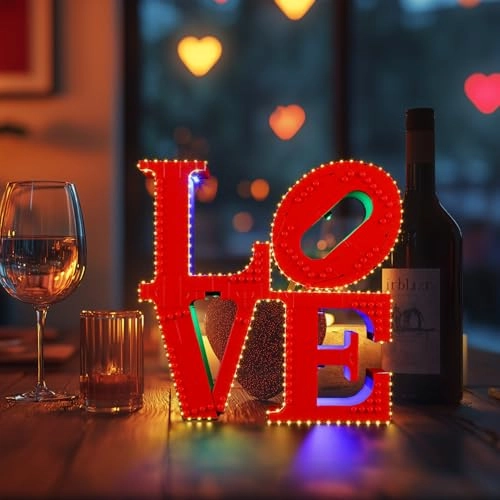 LED Light for LEGO Art LOVE 31214