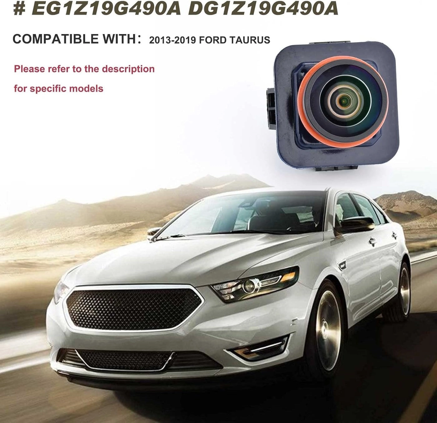 Rear View Backup Camera - Ford Taurus 2013-2019 Waterproof