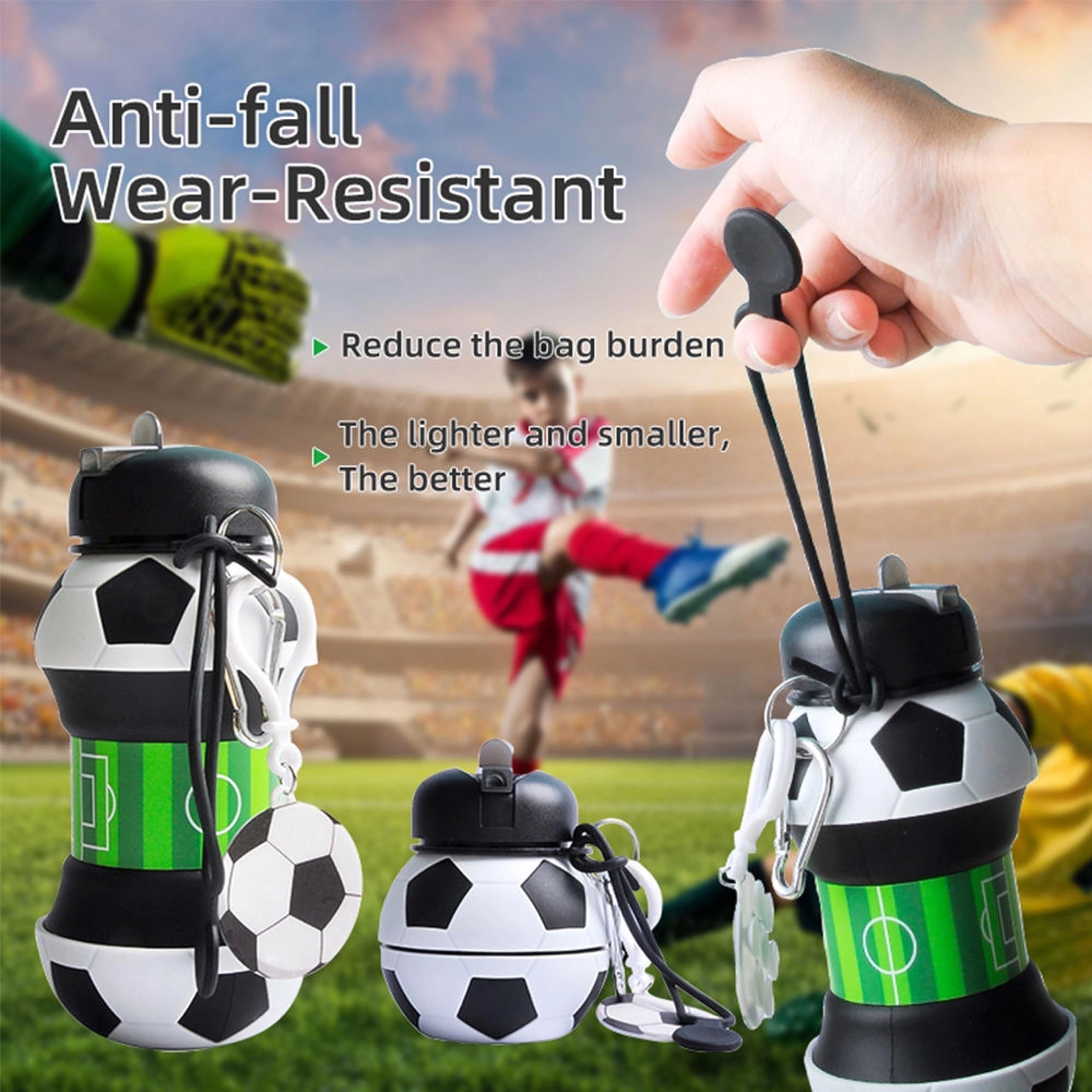 Football Water Bottle - 550 ml